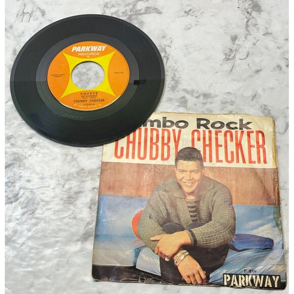 Chubby Checker 45 Lot of 3 Limbo Rock / Lets Limbo Some More / Back in the USSR - Picture 6 of 8